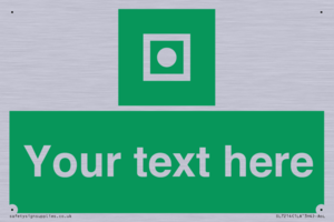 Custom sign safe condition Shipboard general alarm